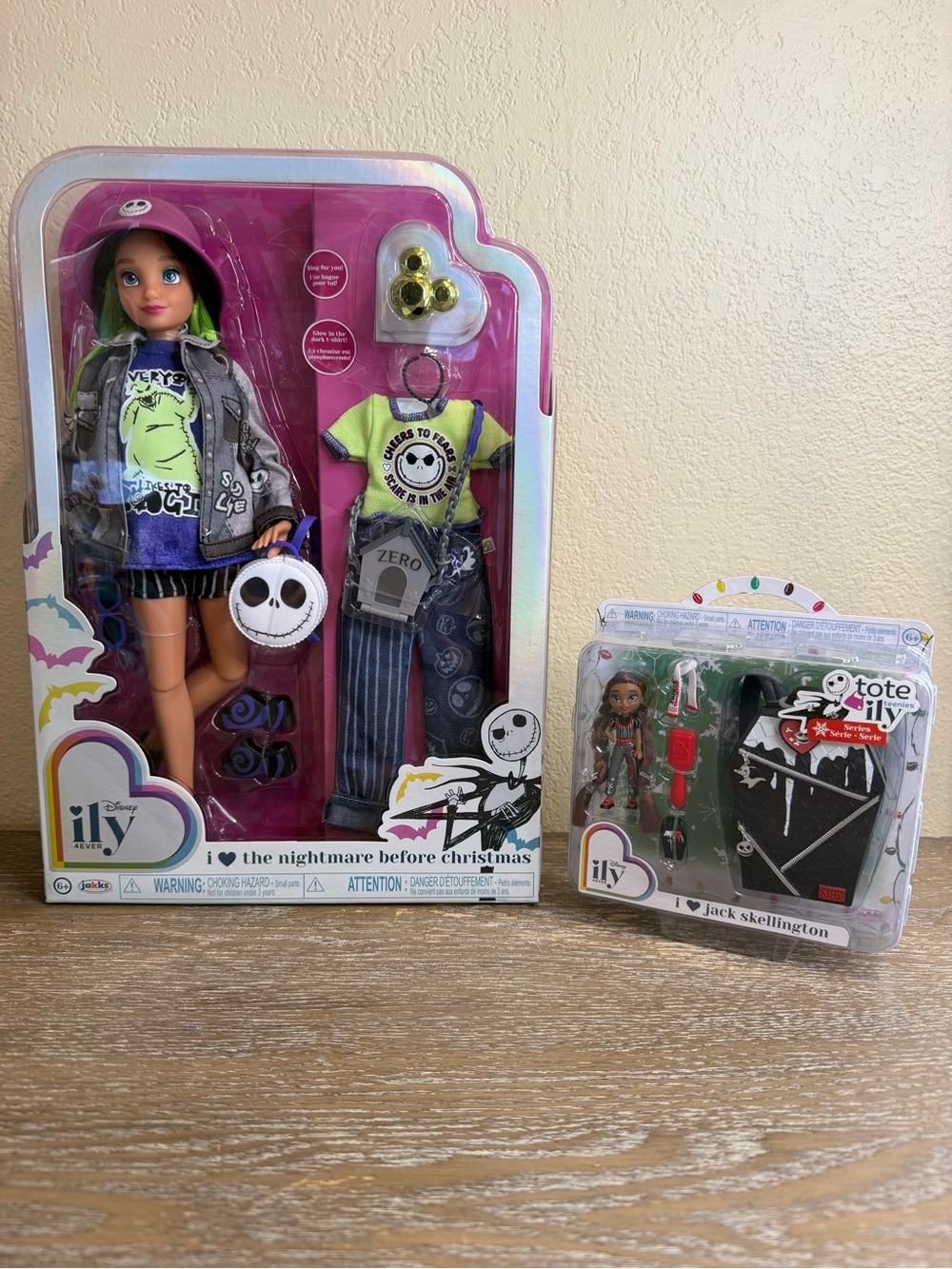 Disney ily 4EVER Nightmare Before Christmas Doll Jack Skellington & Tote Mini